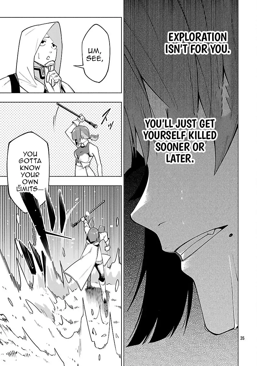 Dungeon” I Helped Someone and Went Viral Without Knowing It “Gameplay Chapter 7 page 36 - 