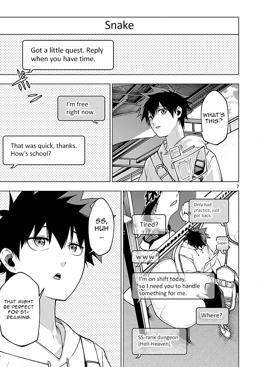 Dungeon” I Helped Someone and Went Viral Without Knowing It “Gameplay Chapter 7 page 8 - 