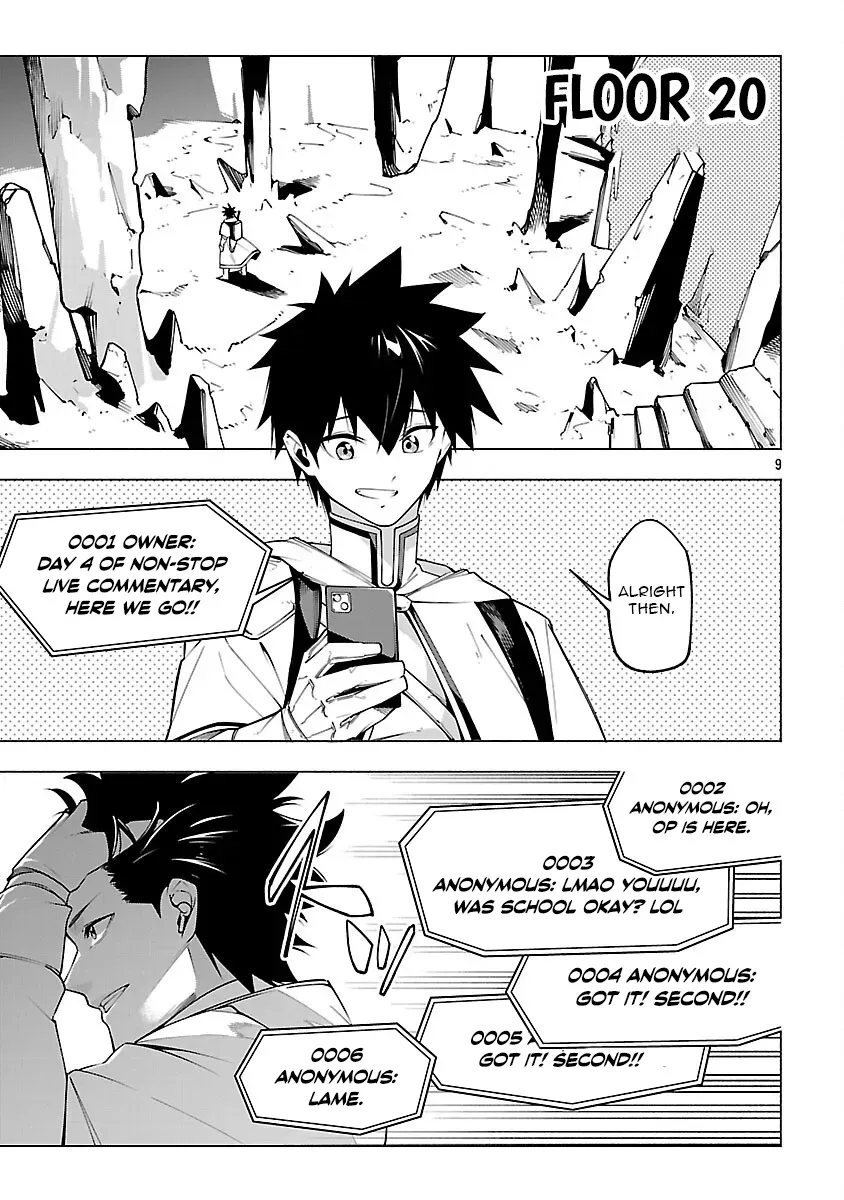 Dungeon” I Helped Someone and Went Viral Without Knowing It “Gameplay Chapter 7 page 10 - 