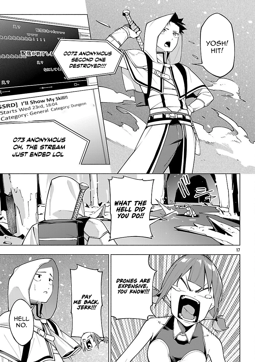 Dungeon” I Helped Someone and Went Viral Without Knowing It “Gameplay Chapter 8 page 19 - 