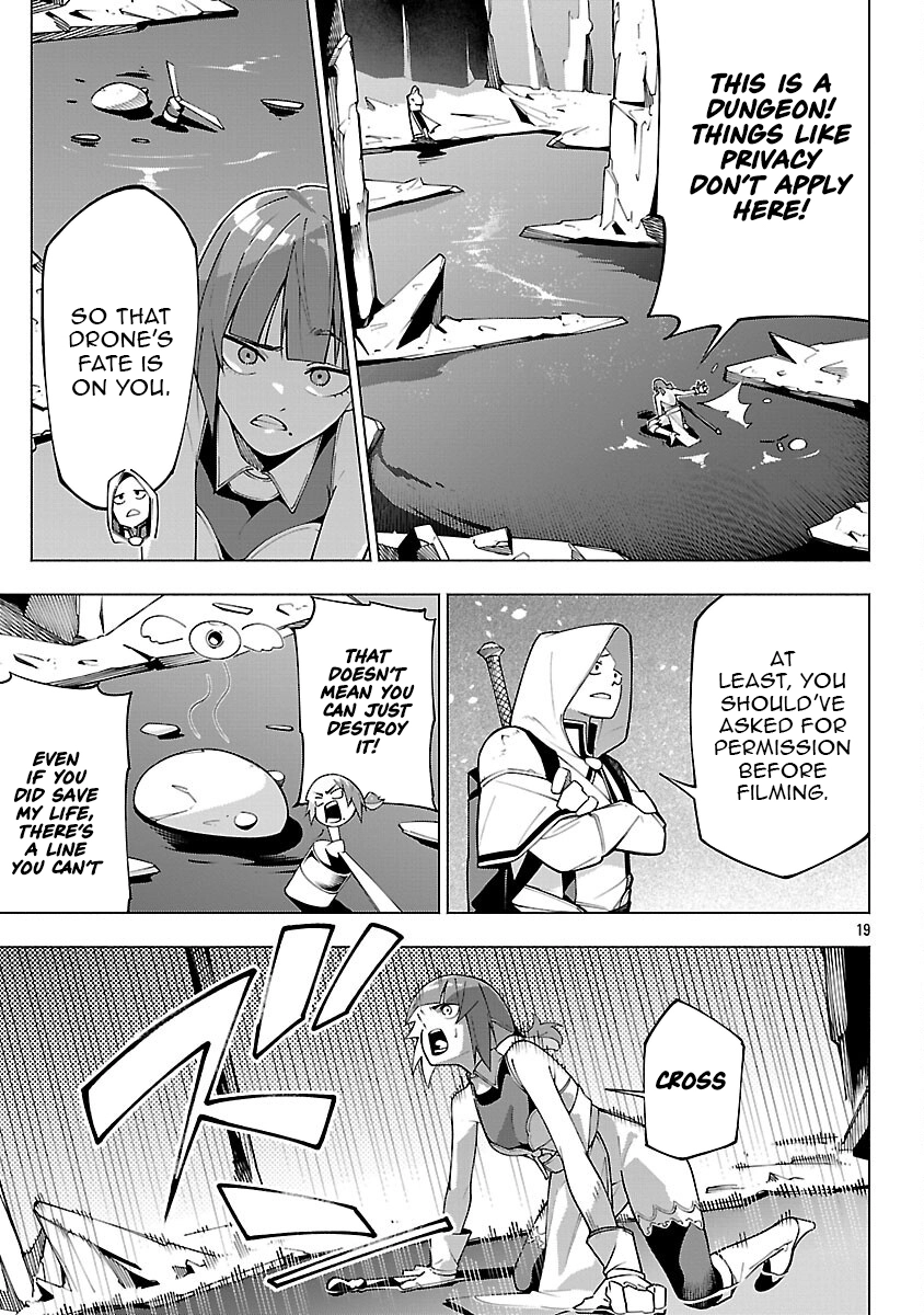 Dungeon” I Helped Someone and Went Viral Without Knowing It “Gameplay Chapter 8 page 21 - 
