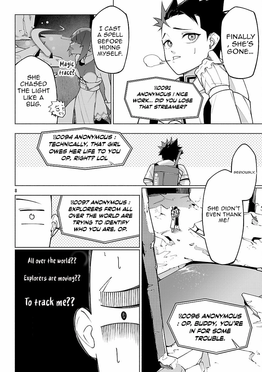 Dungeon” I Helped Someone and Went Viral Without Knowing It “Gameplay Chapter 9 page 11 - 