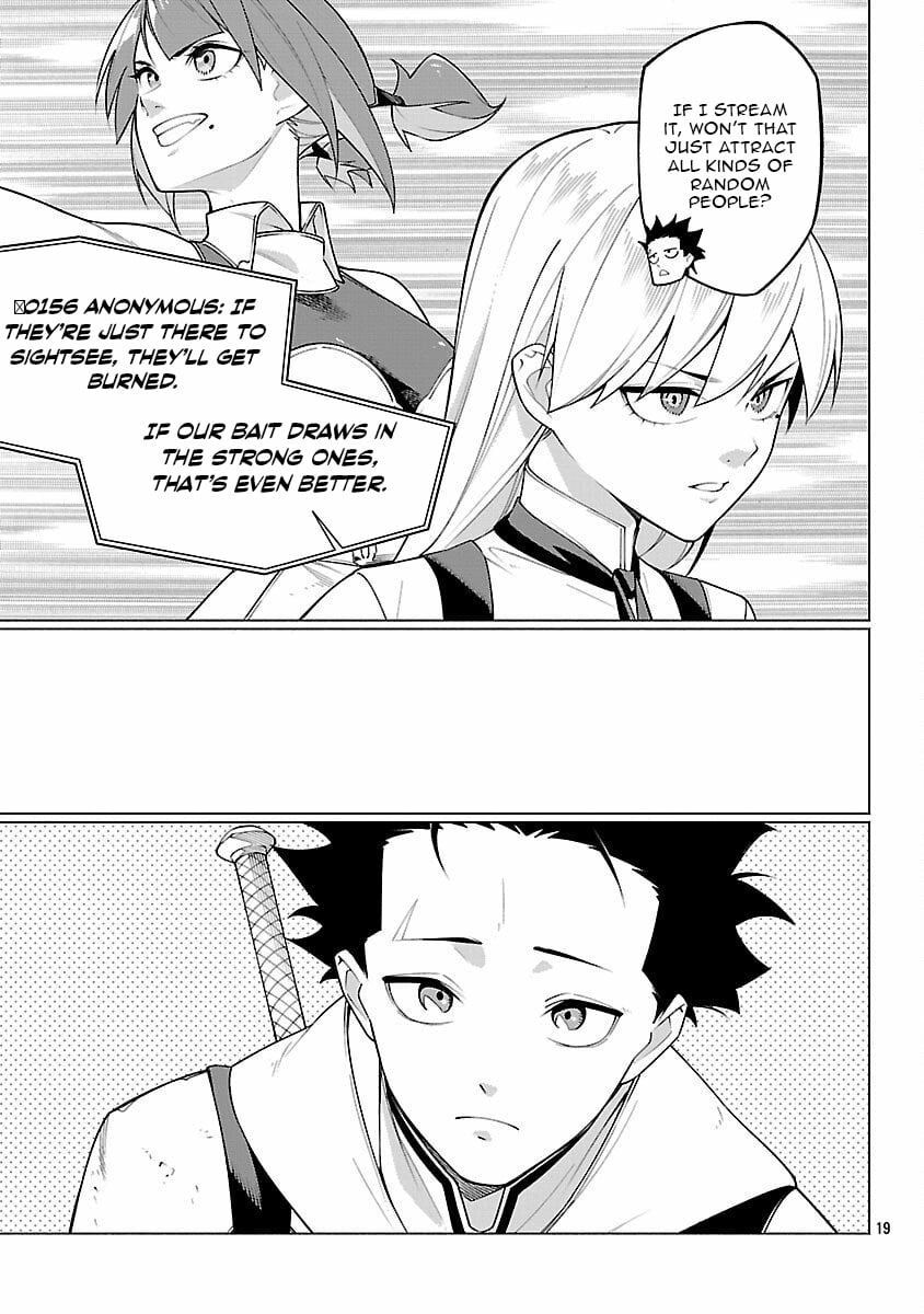 Dungeon” I Helped Someone and Went Viral Without Knowing It “Gameplay Chapter 9 page 22 - 
