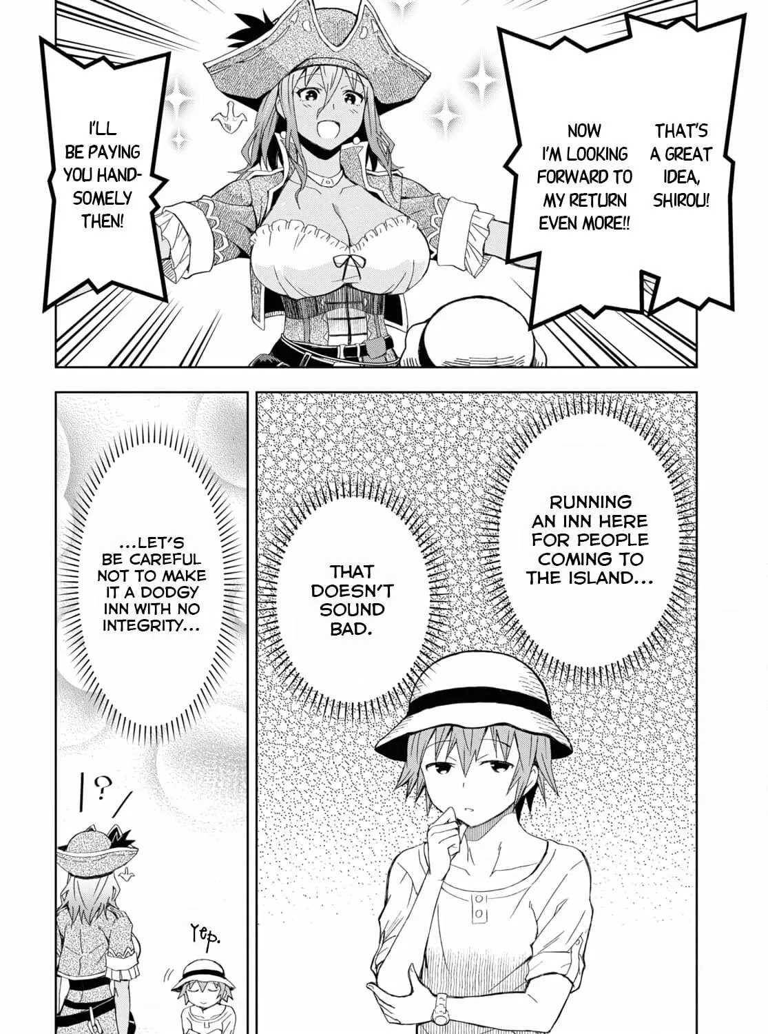 Dungeon Tou de Yadoya wo Yarou! Souzou Mahou wo Moratta Ore no Hosoude Hanjouki Chapter 10 page 53 - 