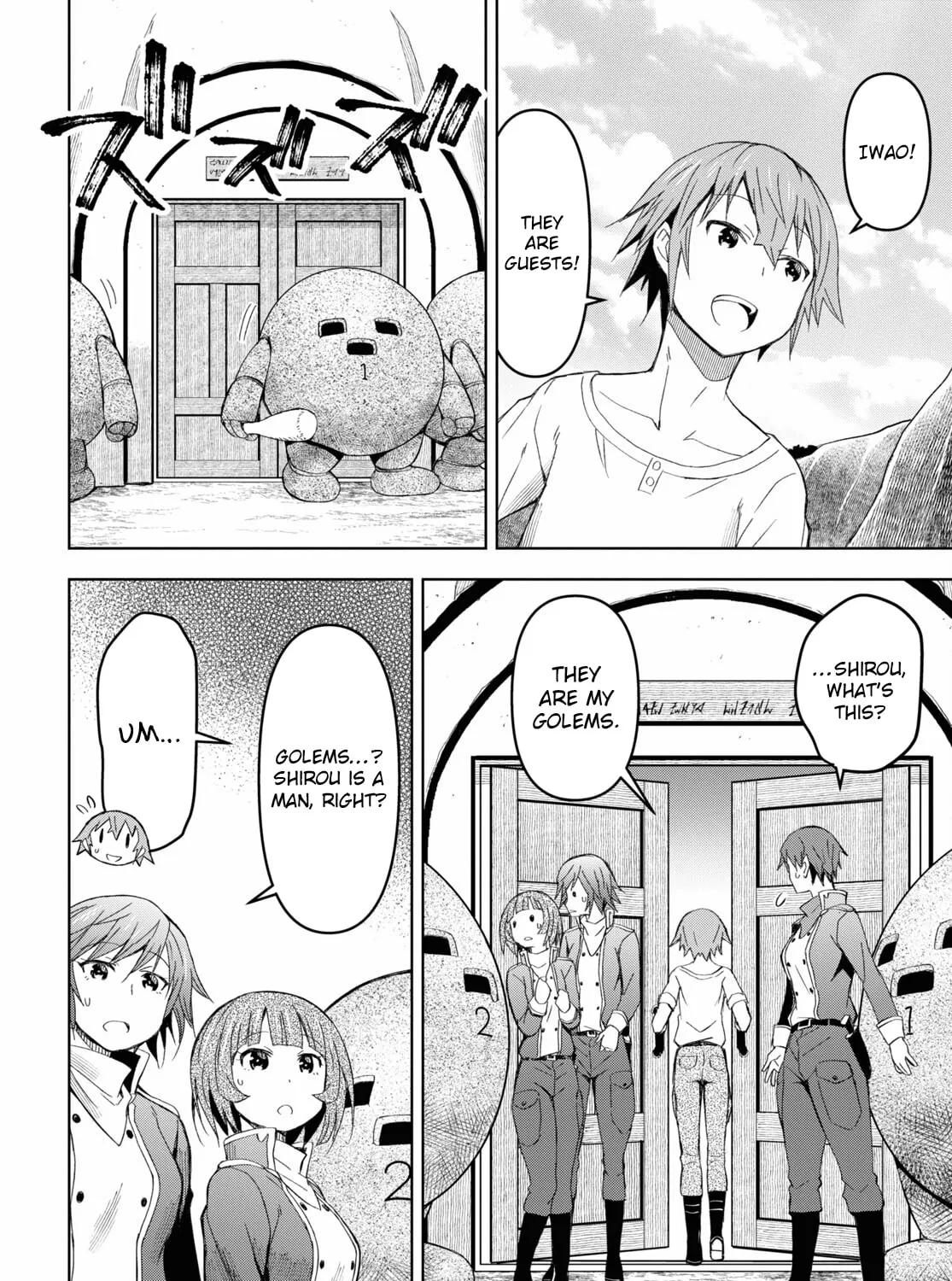 Dungeon Tou de Yadoya wo Yarou! Souzou Mahou wo Moratta Ore no Hosoude Hanjouki Chapter 12 page 43 - 