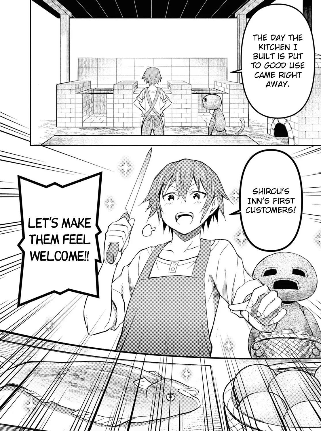 Dungeon Tou de Yadoya wo Yarou! Souzou Mahou wo Moratta Ore no Hosoude Hanjouki Chapter 12 page 51 - 
