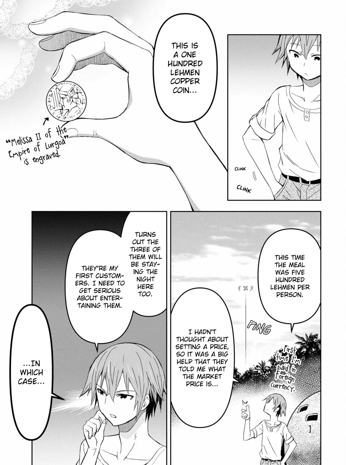 Dungeon Tou de Yadoya wo Yarou! Souzou Mahou wo Moratta Ore no Hosoude Hanjouki Chapter 13 page 27 - 