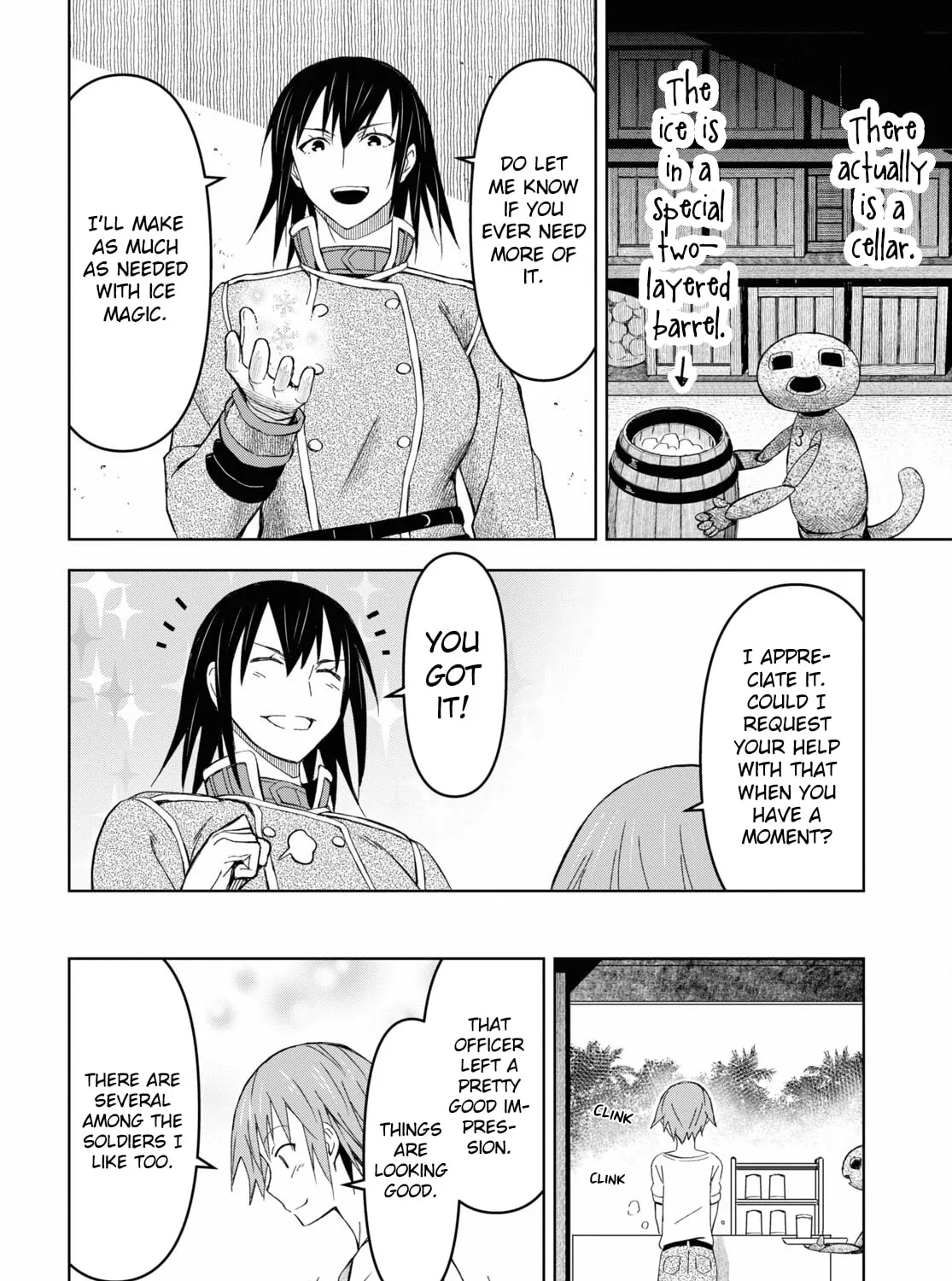 Dungeon Tou de Yadoya wo Yarou! Souzou Mahou wo Moratta Ore no Hosoude Hanjouki Chapter 15 page 45 - 