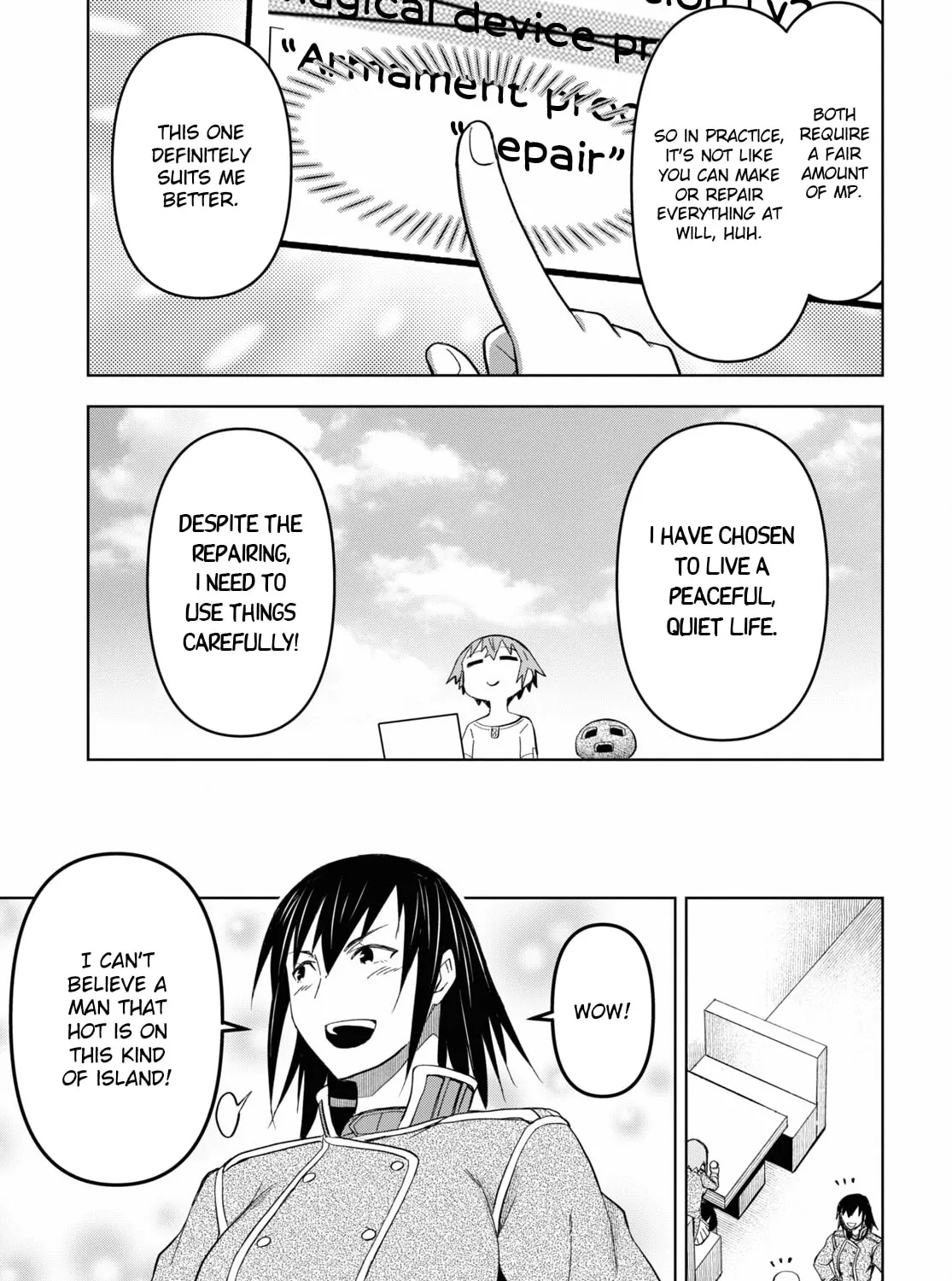 Dungeon Tou de Yadoya wo Yarou! Souzou Mahou wo Moratta Ore no Hosoude Hanjouki Chapter 15 page 51 - 