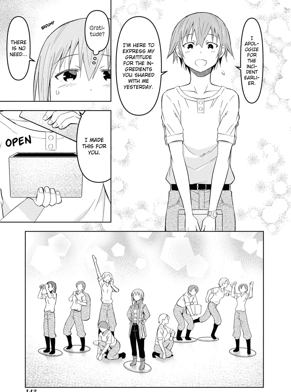 Dungeon Tou de Yadoya wo Yarou! Souzou Mahou wo Moratta Ore no Hosoude Hanjouki Chapter 17 page 45 - 
