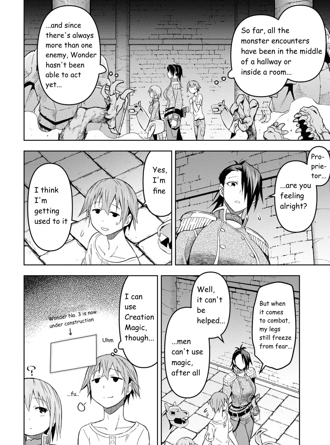 Dungeon Tou de Yadoya wo Yarou! Souzou Mahou wo Moratta Ore no Hosoude Hanjouki Chapter 21 page 31 - 