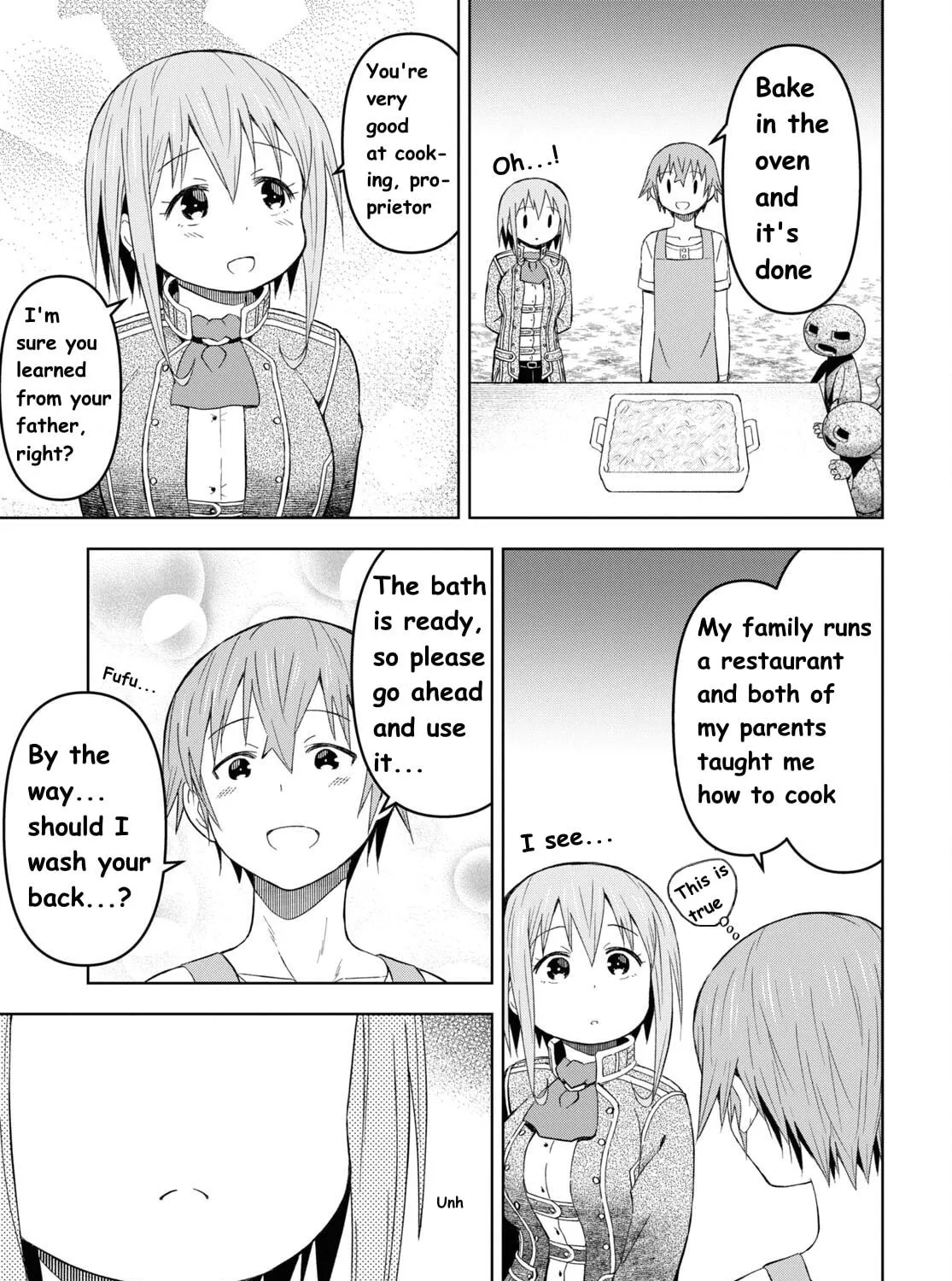 Dungeon Tou de Yadoya wo Yarou! Souzou Mahou wo Moratta Ore no Hosoude Hanjouki Chapter 23 page 9 - 