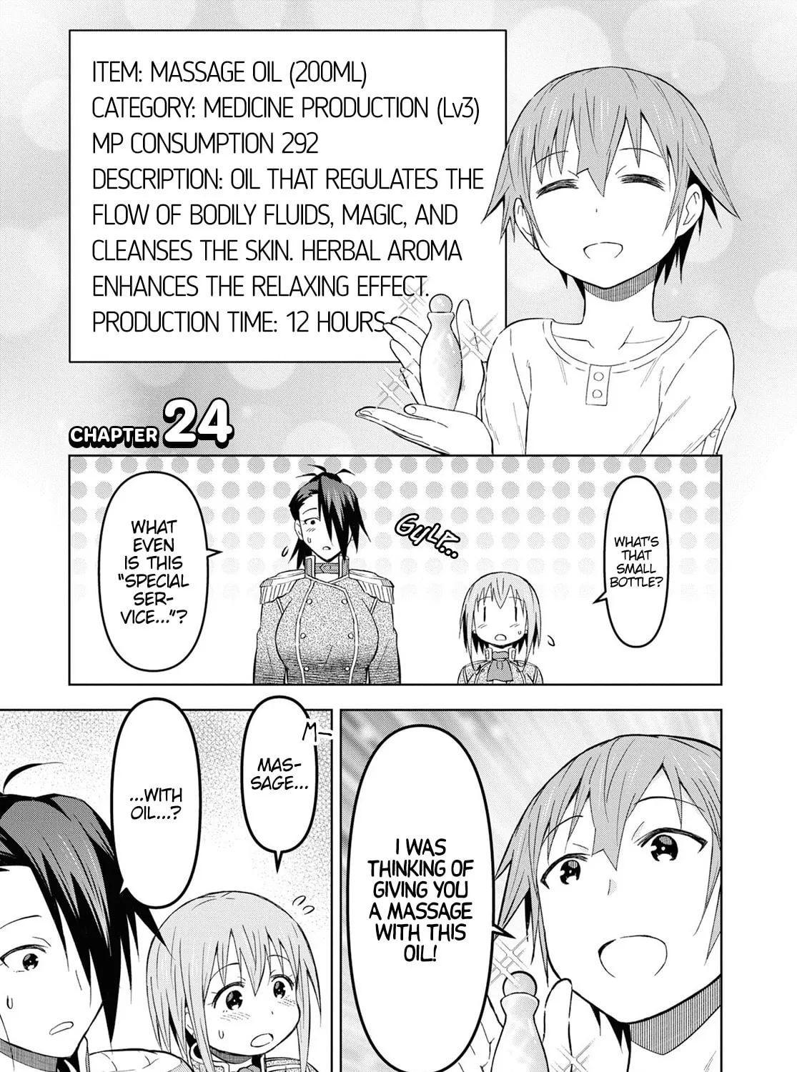 Dungeon Tou de Yadoya wo Yarou! Souzou Mahou wo Moratta Ore no Hosoude Hanjouki Chapter 24 page 1 - 
