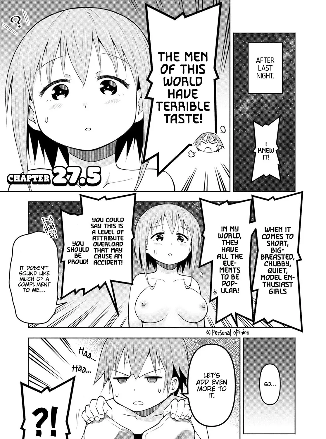 Dungeon Tou de Yadoya wo Yarou! Souzou Mahou wo Moratta Ore no Hosoude Hanjouki Chapter 27.5 page 1 - 