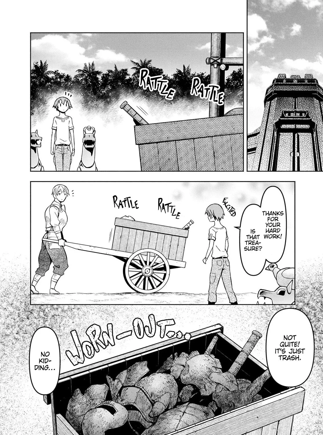 Dungeon Tou de Yadoya wo Yarou! Souzou Mahou wo Moratta Ore no Hosoude Hanjouki Chapter 28 page 15 - 