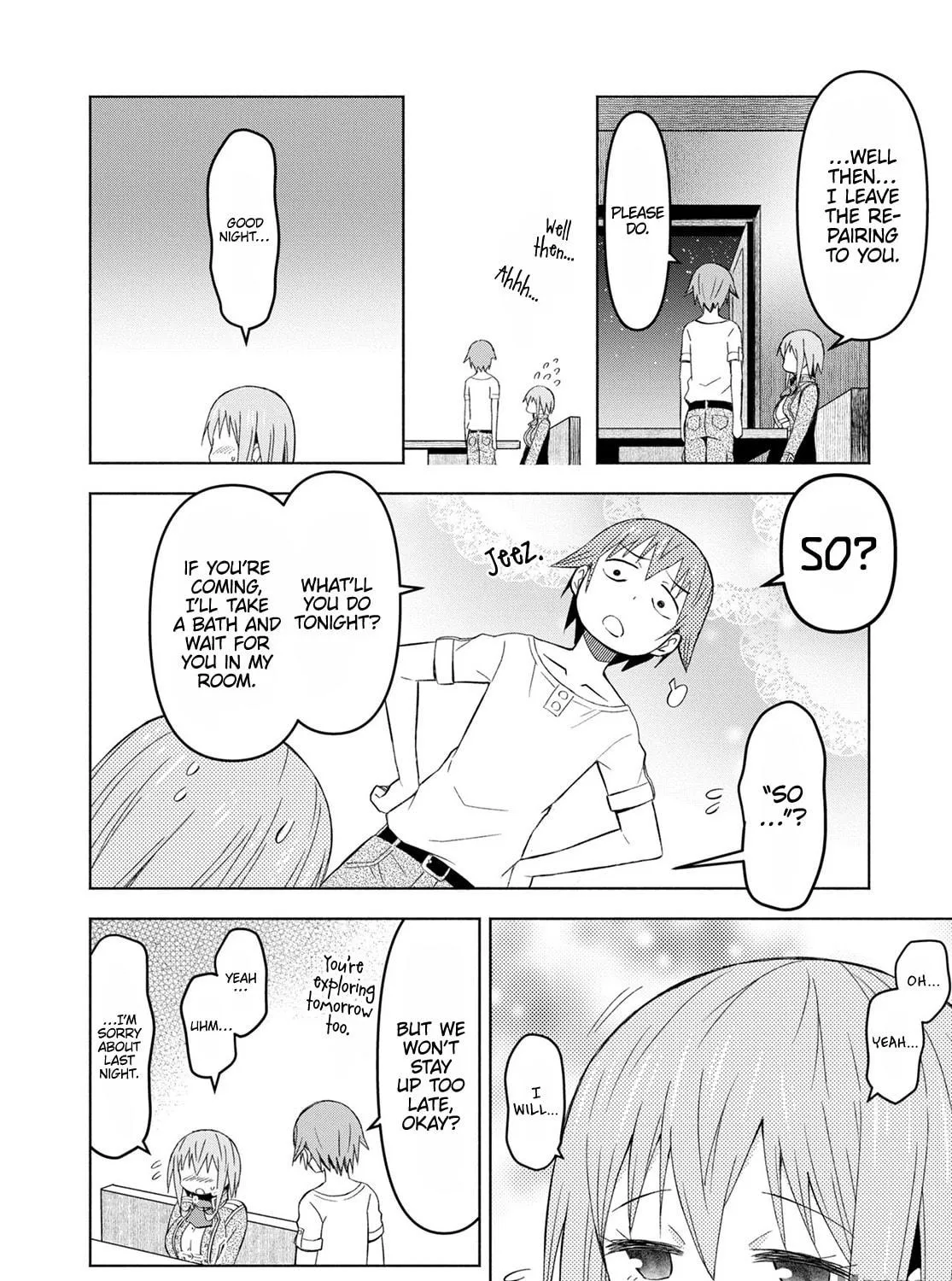Dungeon Tou de Yadoya wo Yarou! Souzou Mahou wo Moratta Ore no Hosoude Hanjouki Chapter 28 page 47 - 
