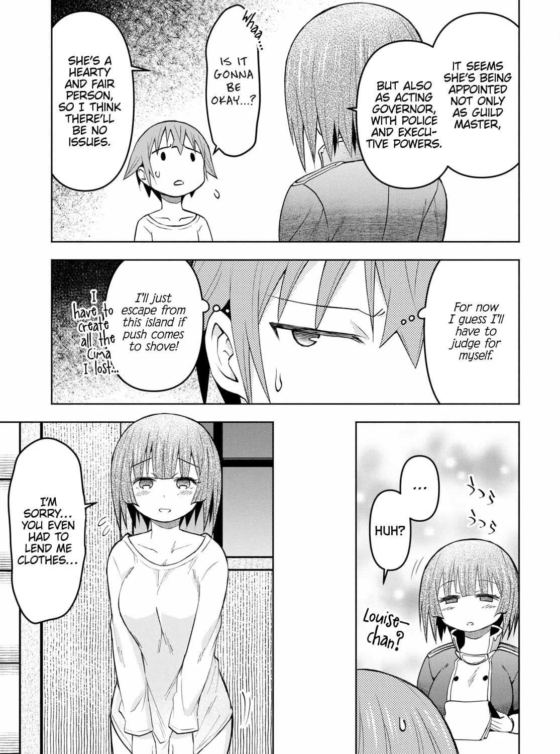 Dungeon Tou de Yadoya wo Yarou! Souzou Mahou wo Moratta Ore no Hosoude Hanjouki Chapter 35 page 45 - 