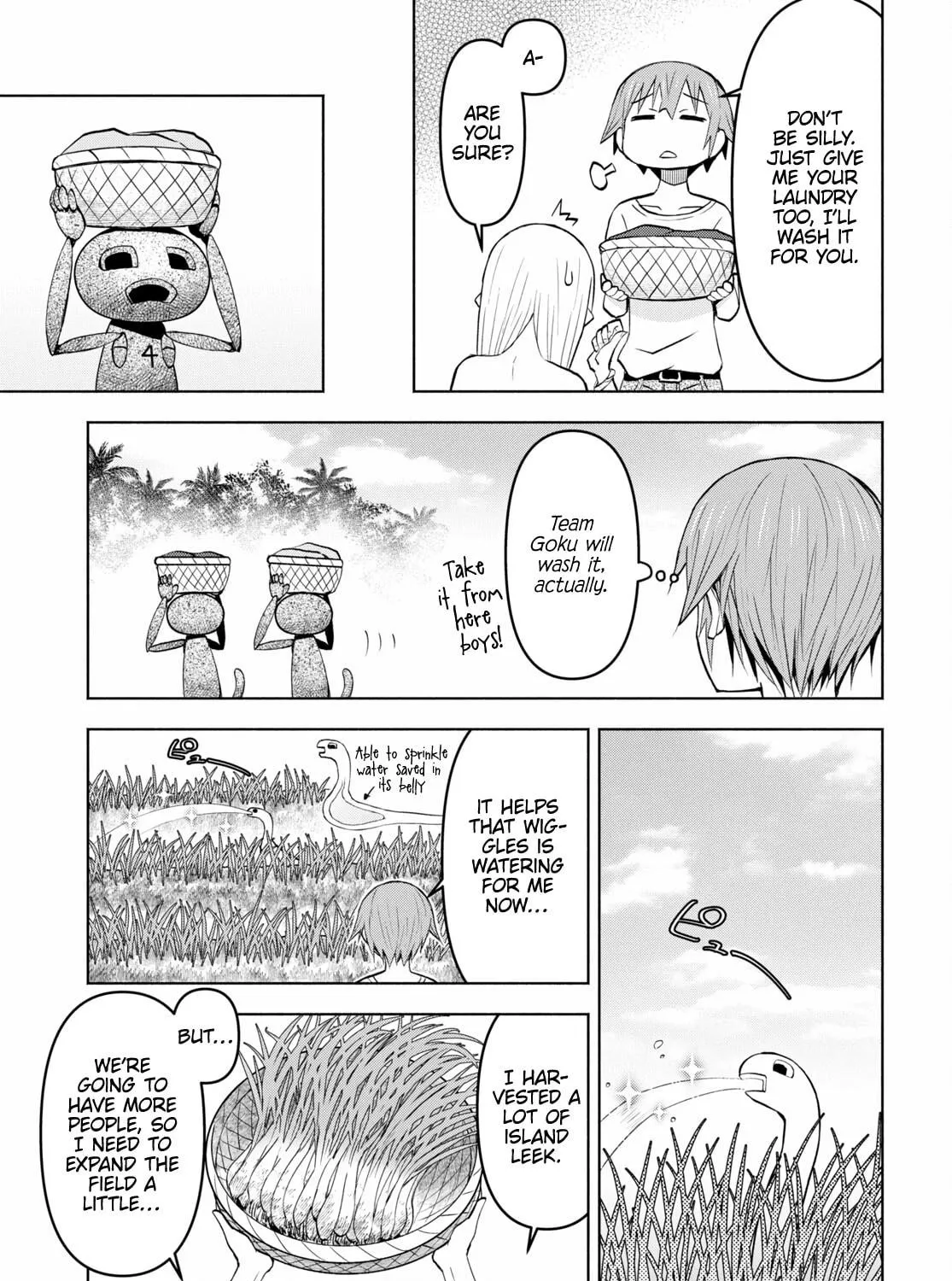 Dungeon Tou de Yadoya wo Yarou! Souzou Mahou wo Moratta Ore no Hosoude Hanjouki Chapter 35 page 49 - 