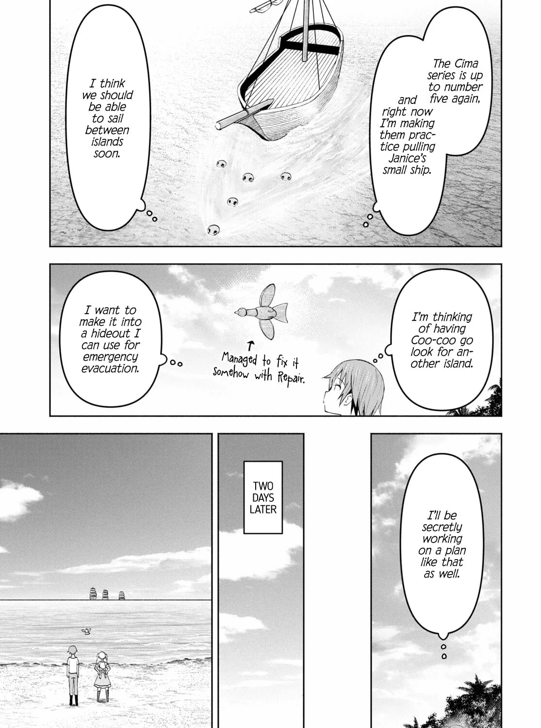 Dungeon Tou de Yadoya wo Yarou! Souzou Mahou wo Moratta Ore no Hosoude Hanjouki Chapter 36 page 25 - 