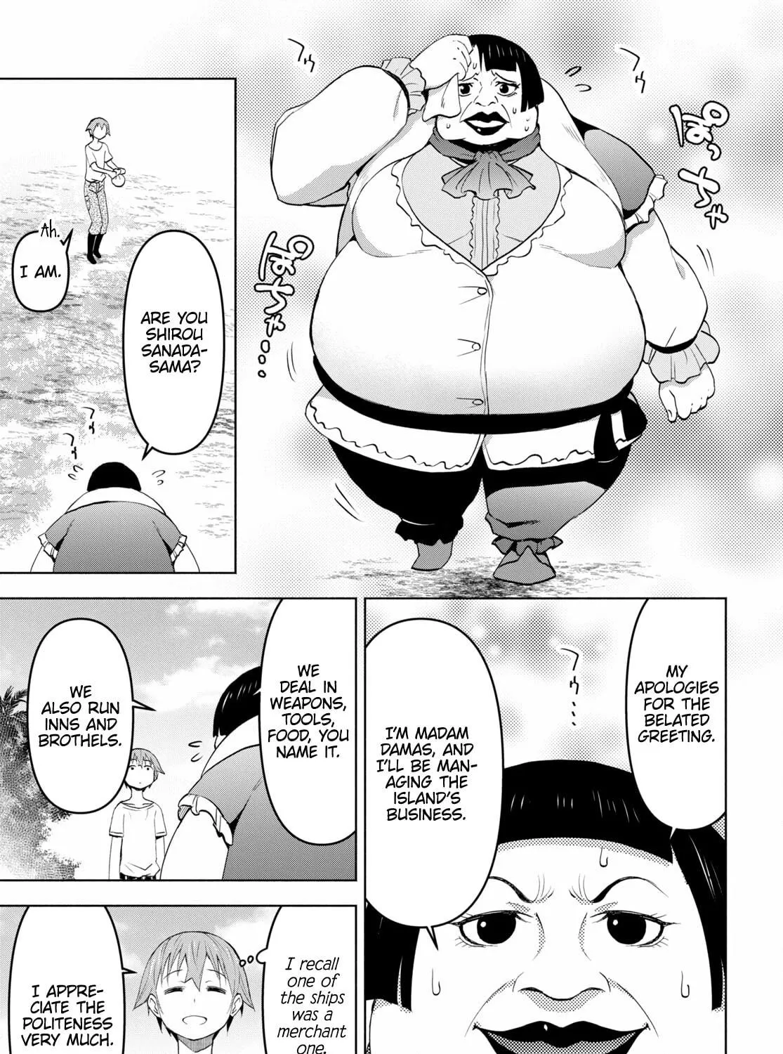 Dungeon Tou de Yadoya wo Yarou! Souzou Mahou wo Moratta Ore no Hosoude Hanjouki Chapter 36 page 53 - 