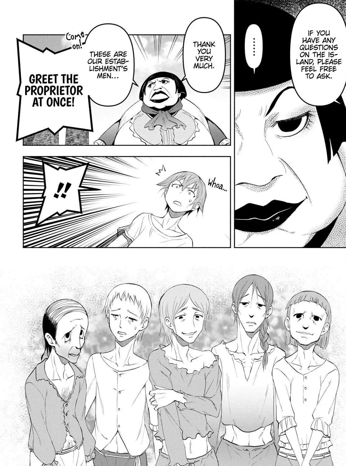 Dungeon Tou de Yadoya wo Yarou! Souzou Mahou wo Moratta Ore no Hosoude Hanjouki Chapter 36 page 55 - 