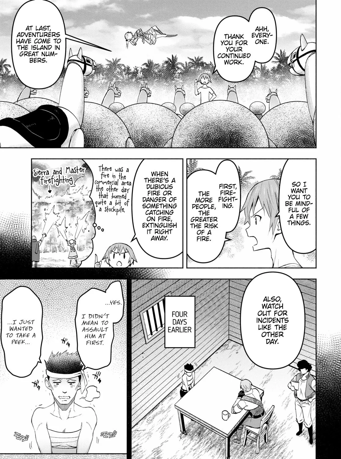 Dungeon Tou de Yadoya wo Yarou! Souzou Mahou wo Moratta Ore no Hosoude Hanjouki Chapter 37 page 13 - 