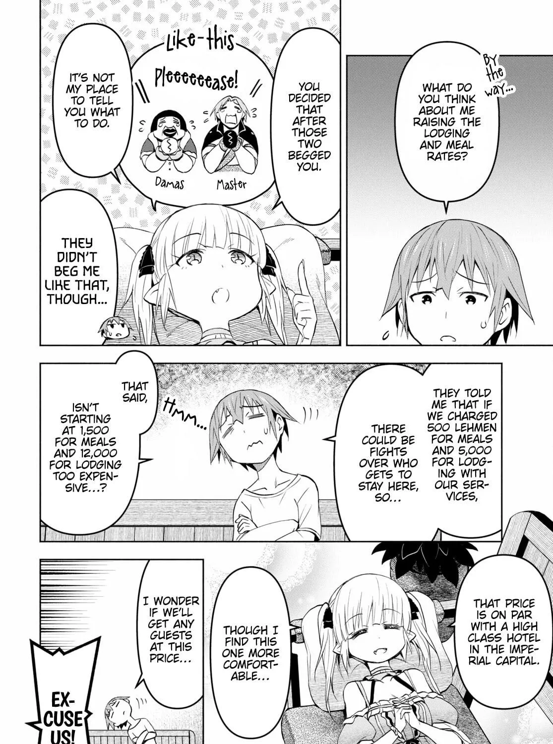 Dungeon Tou de Yadoya wo Yarou! Souzou Mahou wo Moratta Ore no Hosoude Hanjouki Chapter 37 page 23 - 