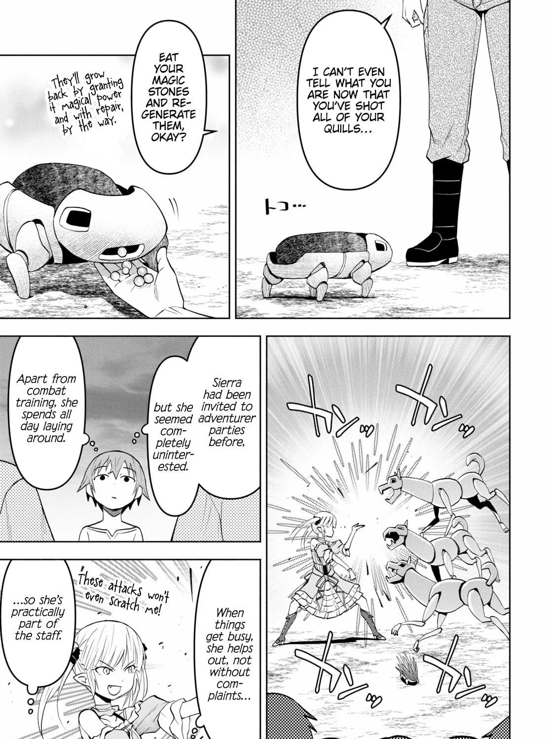 Dungeon Tou de Yadoya wo Yarou! Souzou Mahou wo Moratta Ore no Hosoude Hanjouki Chapter 38 page 10 - 