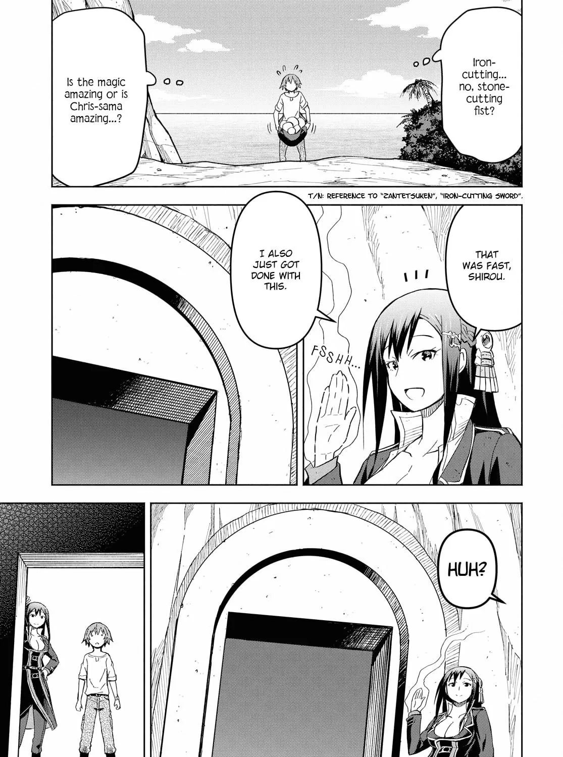 Dungeon Tou de Yadoya wo Yarou! Souzou Mahou wo Moratta Ore no Hosoude Hanjouki Chapter 4 page 49 - 