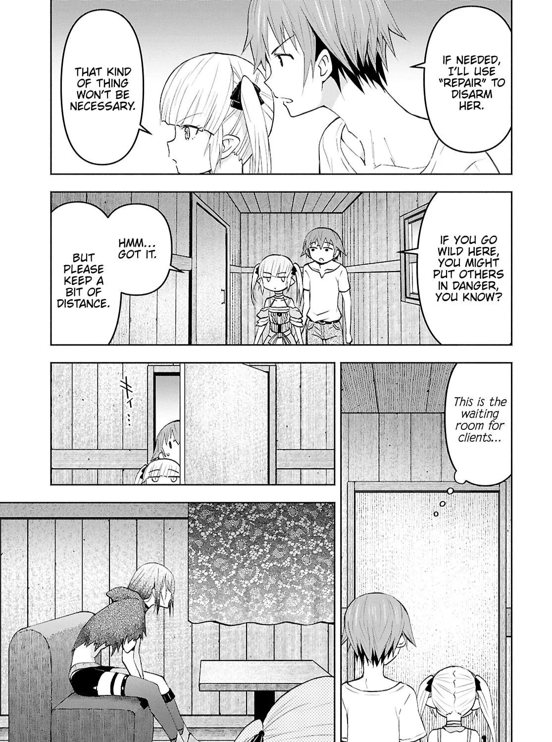 Dungeon Tou de Yadoya wo Yarou! Souzou Mahou wo Moratta Ore no Hosoude Hanjouki Chapter 41 page 33 - 