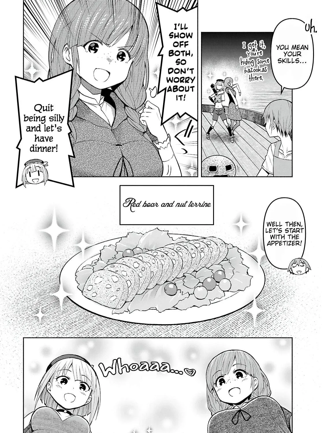 Dungeon Tou de Yadoya wo Yarou! Souzou Mahou wo Moratta Ore no Hosoude Hanjouki Chapter 42 page 35 - 