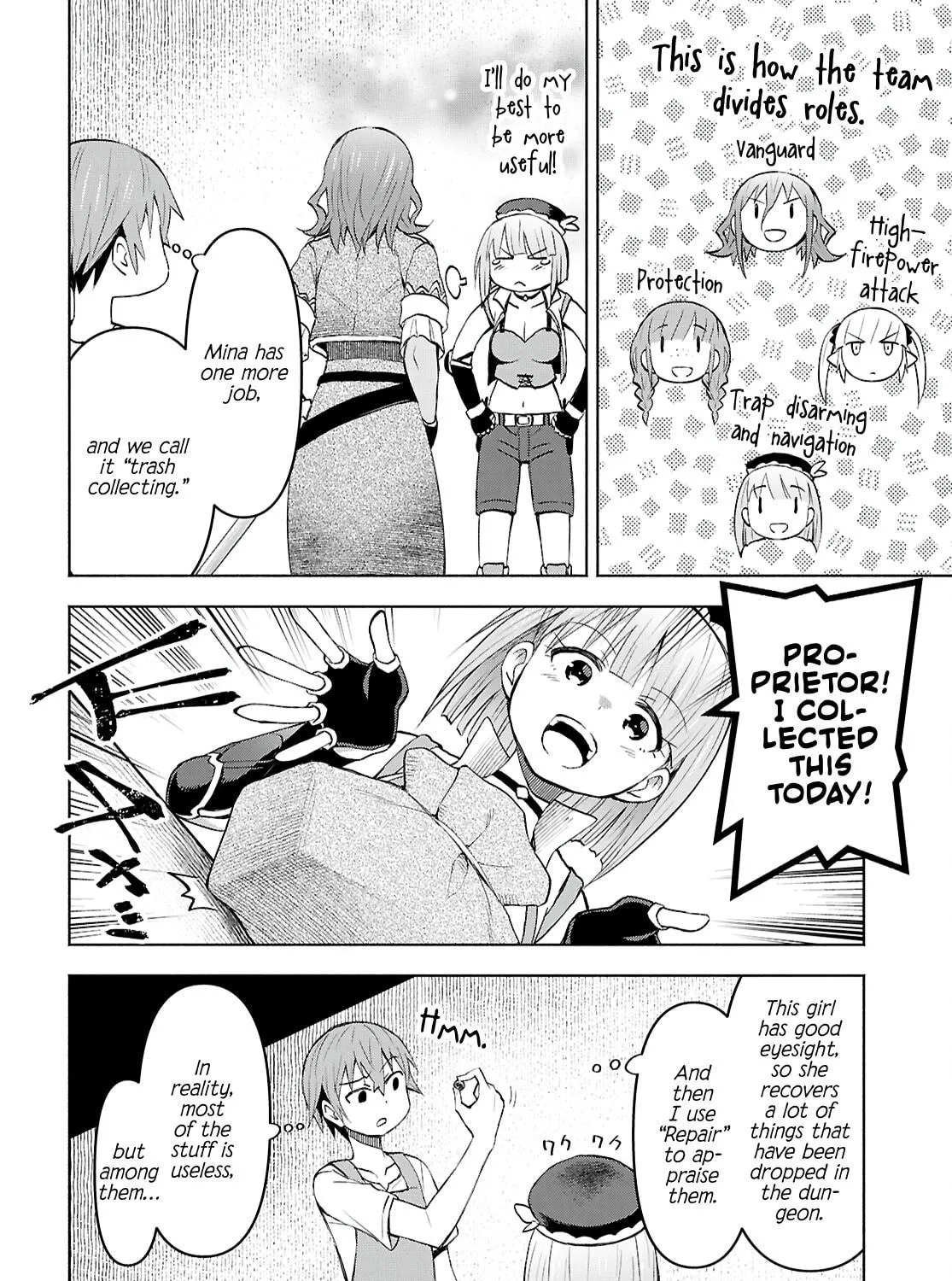Dungeon Tou de Yadoya wo Yarou! Souzou Mahou wo Moratta Ore no Hosoude Hanjouki Chapter 43 page 19 - 
