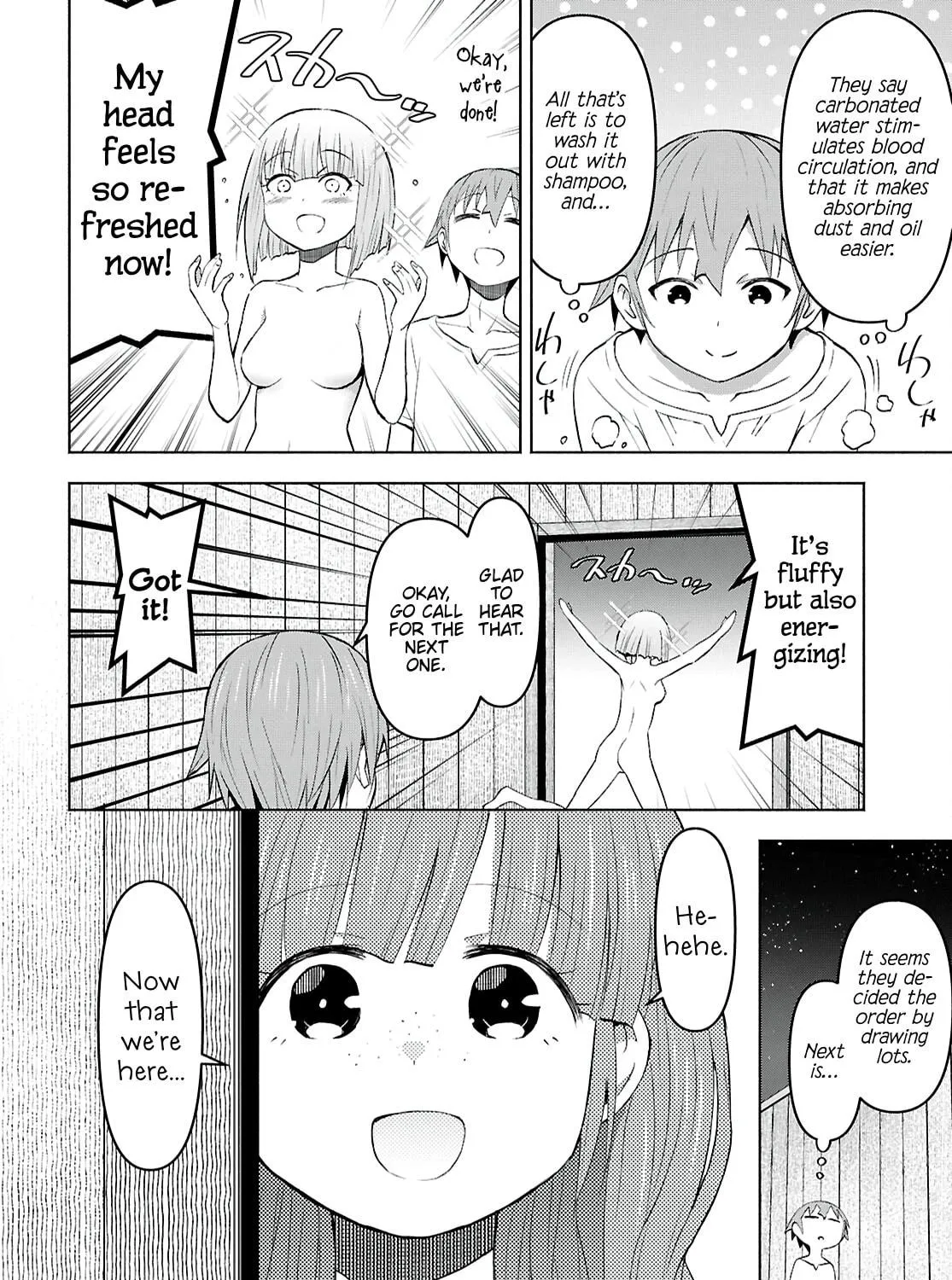 Dungeon Tou de Yadoya wo Yarou! Souzou Mahou wo Moratta Ore no Hosoude Hanjouki Chapter 43 page 39 - 