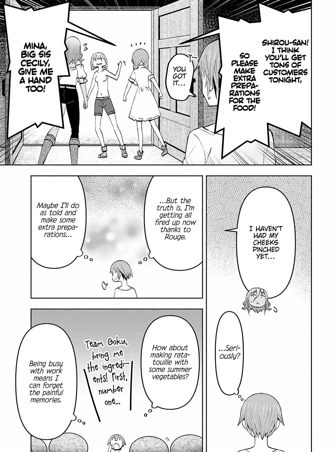 Dungeon Tou de Yadoya wo Yarou! Souzou Mahou wo Moratta Ore no Hosoude Hanjouki Chapter 46 page 21 - 