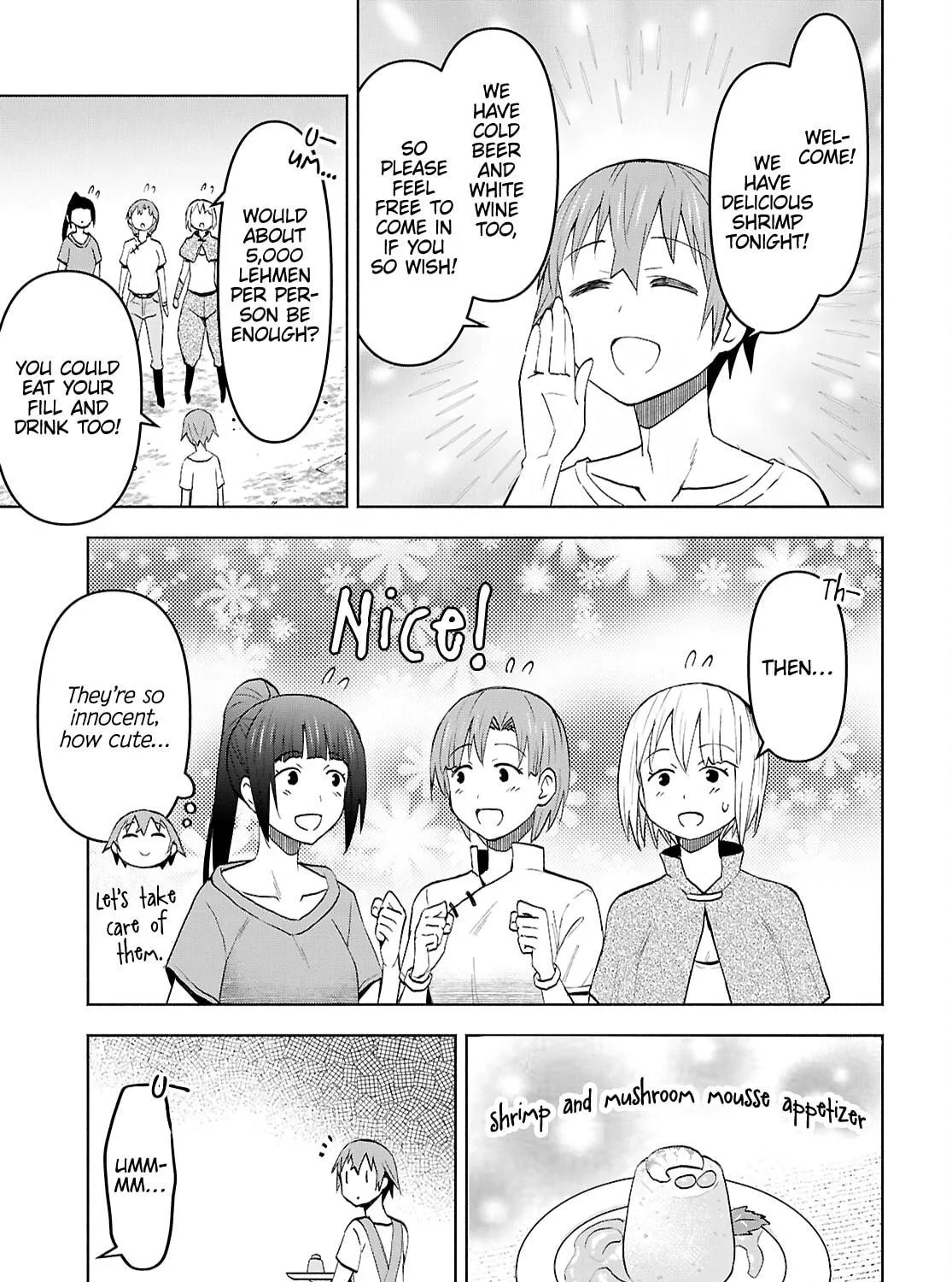 Dungeon Tou de Yadoya wo Yarou! Souzou Mahou wo Moratta Ore no Hosoude Hanjouki Chapter 47 page 17 - 