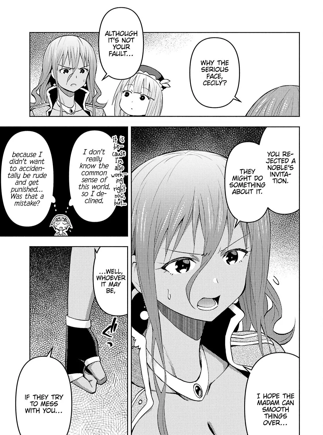 Dungeon Tou de Yadoya wo Yarou! Souzou Mahou wo Moratta Ore no Hosoude Hanjouki Chapter 47 page 25 - 