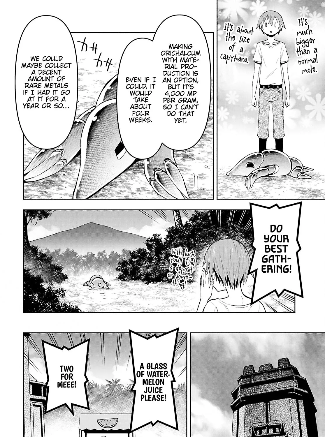 Dungeon Tou de Yadoya wo Yarou! Souzou Mahou wo Moratta Ore no Hosoude Hanjouki Chapter 47 page 7 - 