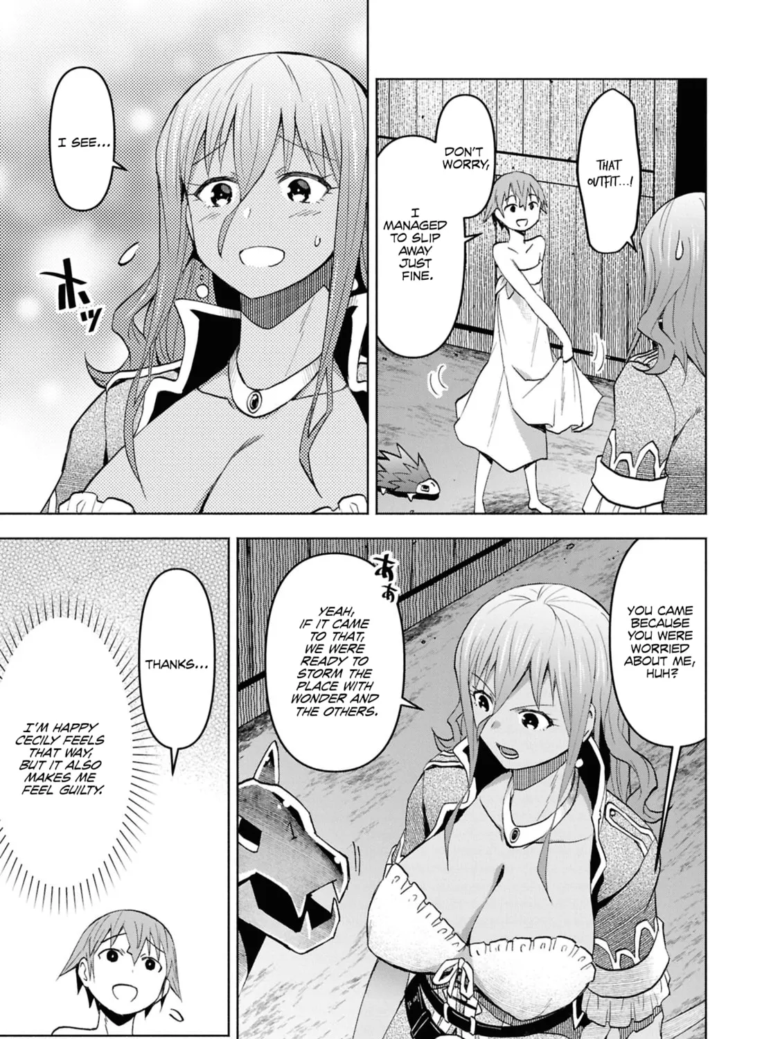Dungeon Tou de Yadoya wo Yarou! Souzou Mahou wo Moratta Ore no Hosoude Hanjouki Chapter 48 page 55 - 