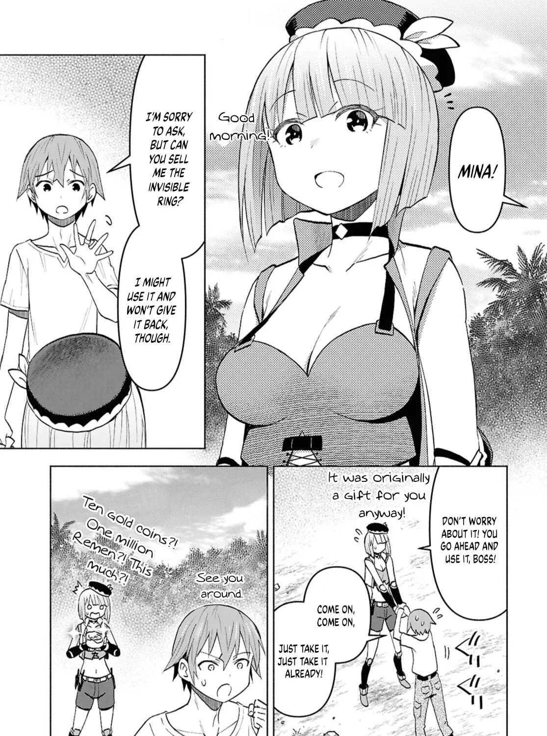 Dungeon Tou de Yadoya wo Yarou! Souzou Mahou wo Moratta Ore no Hosoude Hanjouki Chapter 49 page 23 - 