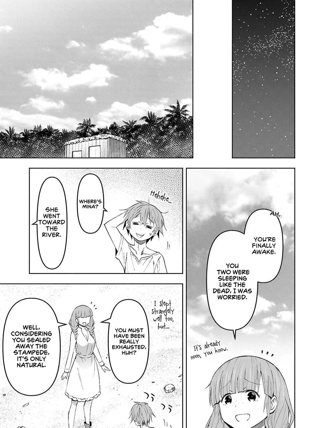 Dungeon Tou de Yadoya wo Yarou! Souzou Mahou wo Moratta Ore no Hosoude Hanjouki Chapter 52 page 25 - 