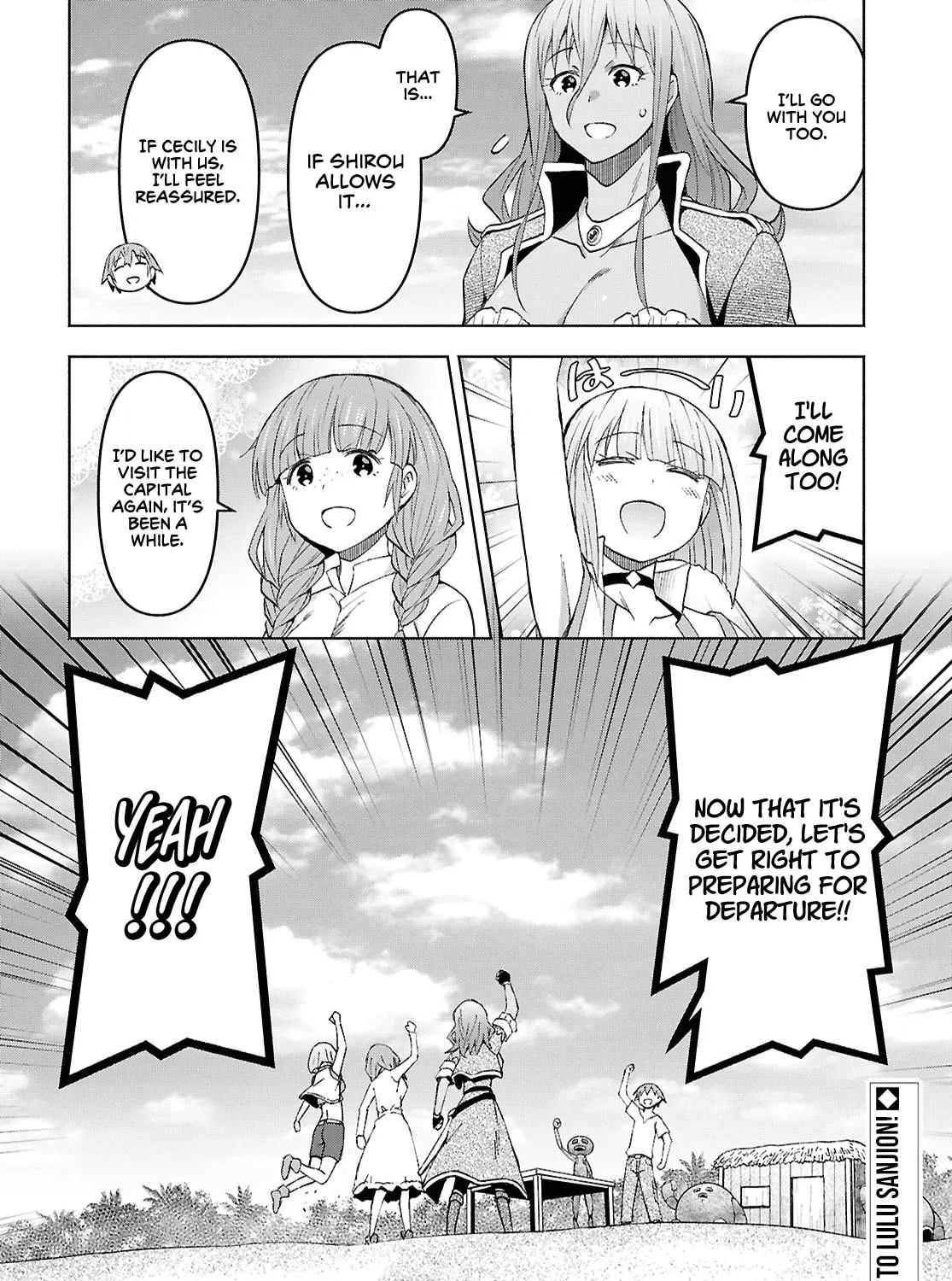 Dungeon Tou de Yadoya wo Yarou! Souzou Mahou wo Moratta Ore no Hosoude Hanjouki Chapter 52 page 59 - 