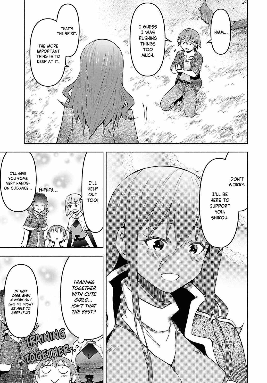 Dungeon Tou de Yadoya wo Yarou! Souzou Mahou wo Moratta Ore no Hosoude Hanjouki Chapter 57 page 20 - 