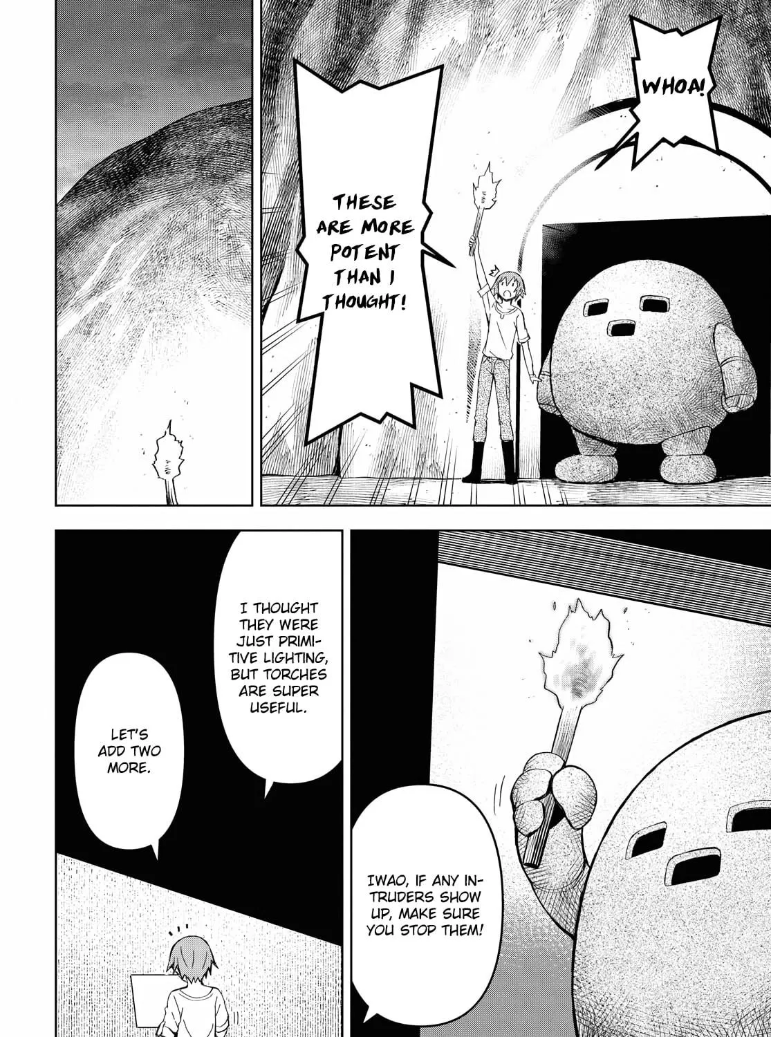 Dungeon Tou de Yadoya wo Yarou! Souzou Mahou wo Moratta Ore no Hosoude Hanjouki Chapter 7 page 49 - 