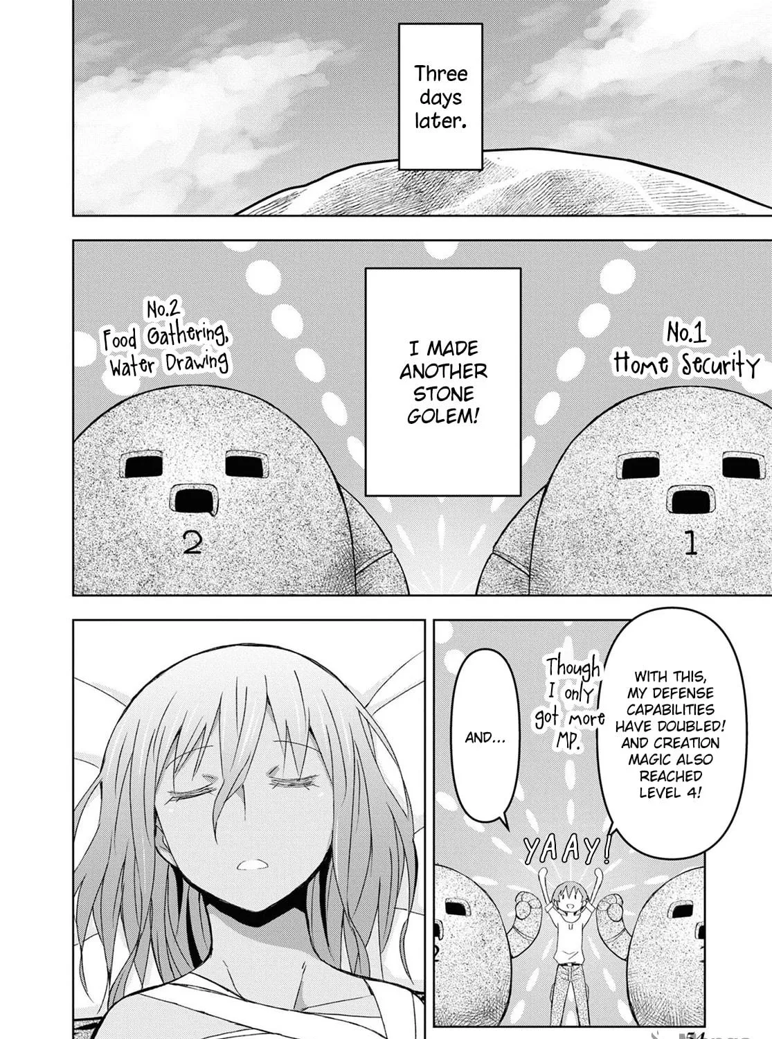 Dungeon Tou de Yadoya wo Yarou! Souzou Mahou wo Moratta Ore no Hosoude Hanjouki Chapter 8 page 47 - 