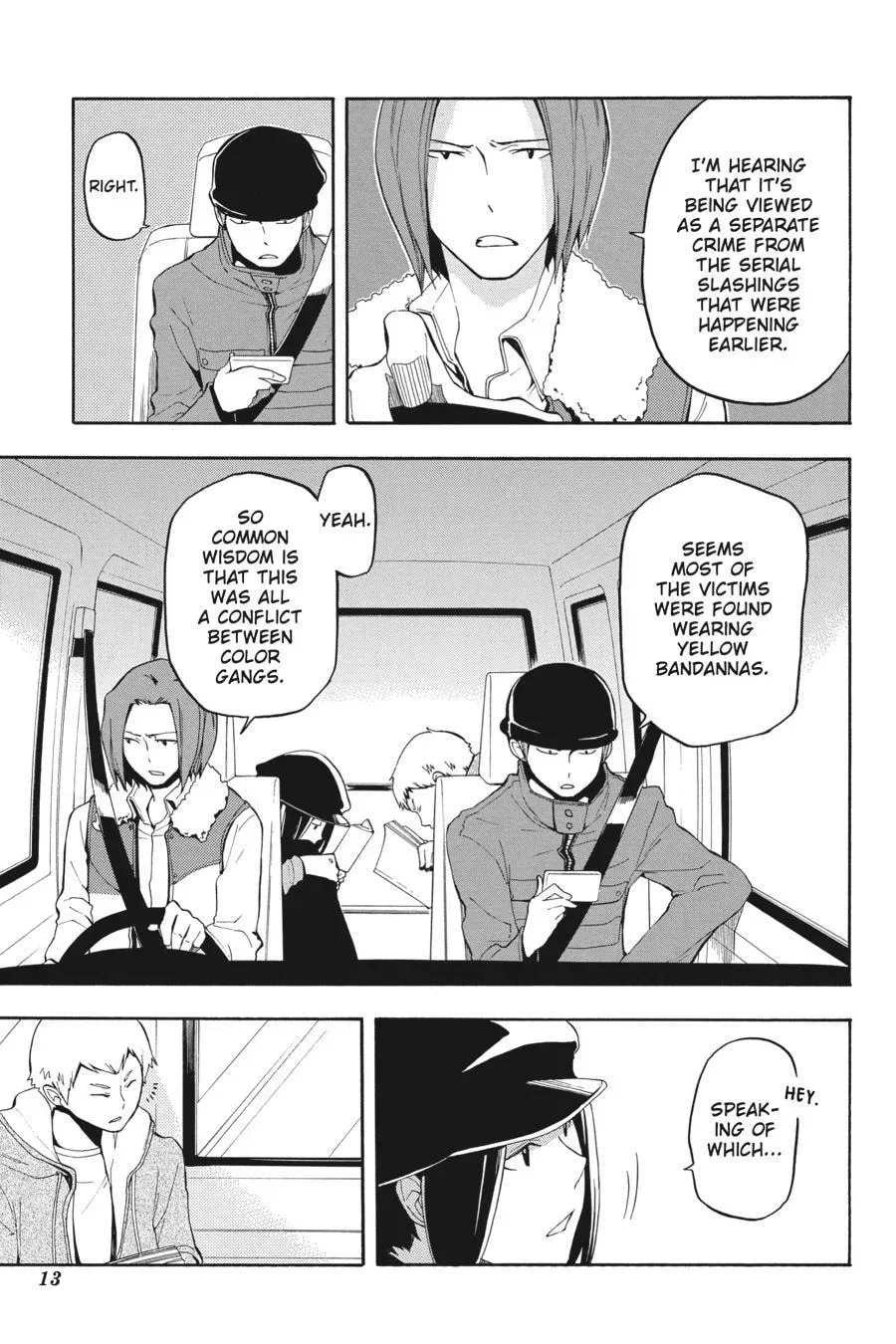Durarara!! - Yellow Scarves Arc Chapter 1 page 14 - 