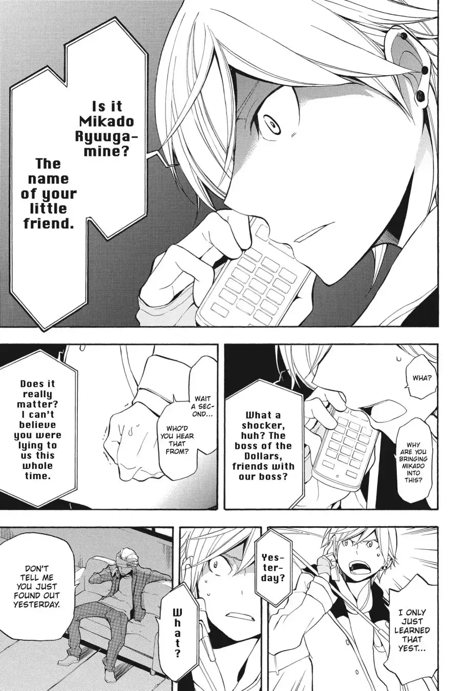 Durarara!! - Yellow Scarves Arc Chapter 13 page 23 - 