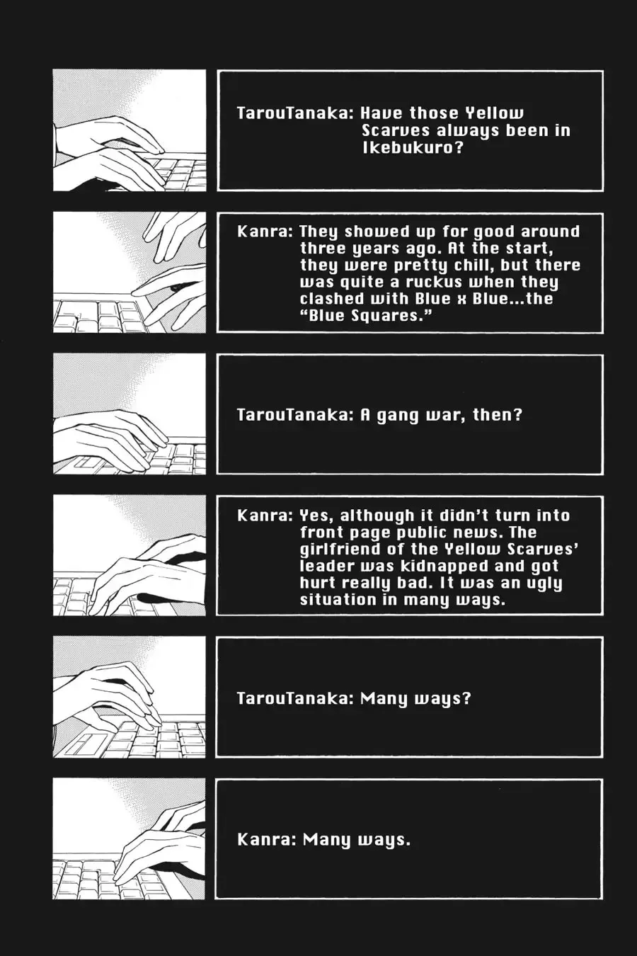 Durarara!! - Yellow Scarves Arc Chapter 8 page 22 - 