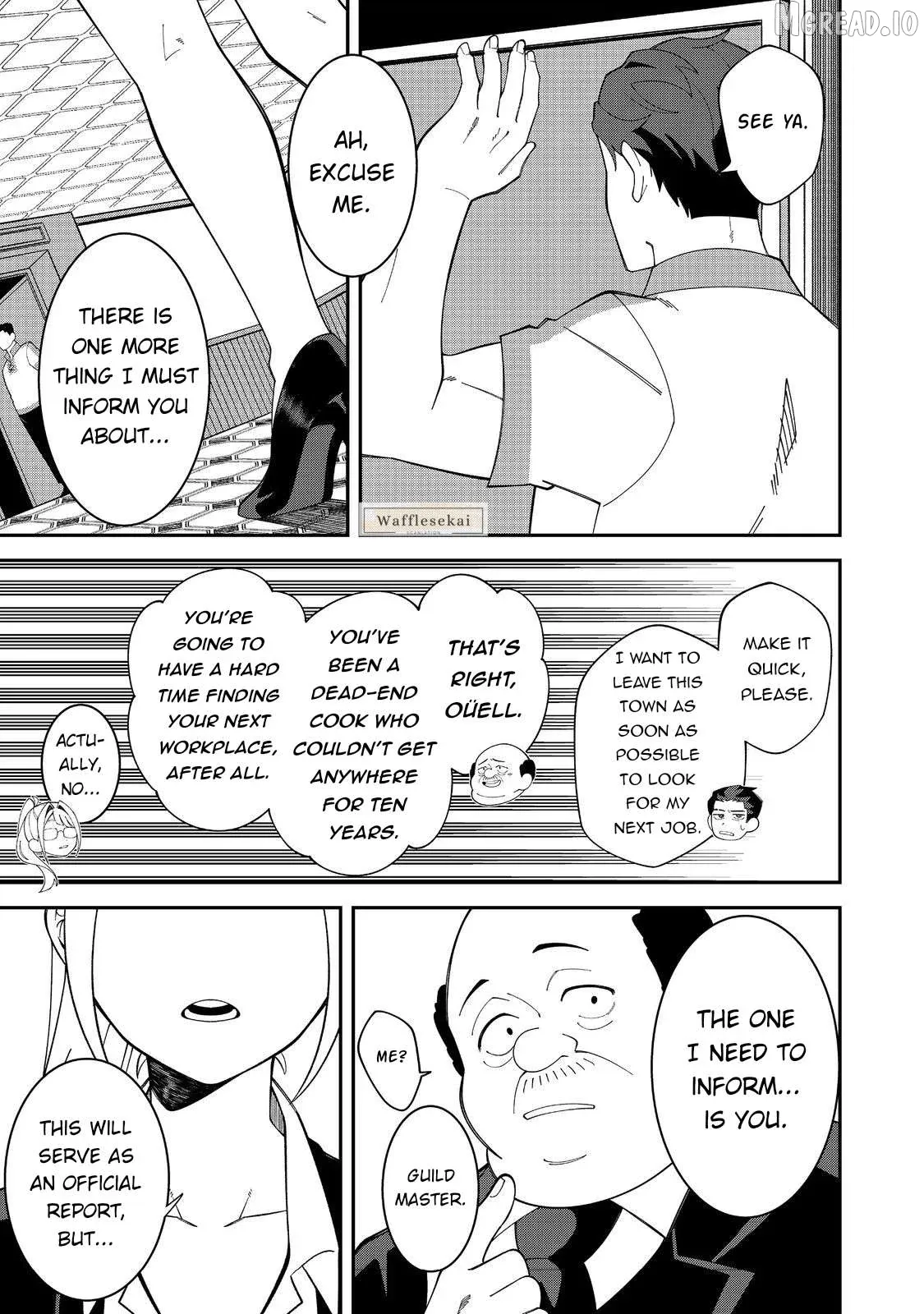 E?  Guild-nai de Yuiitsu "Cook" wo Kiwameteru Ore wo Kubi desu ka? Chapter 1 page 13 - 