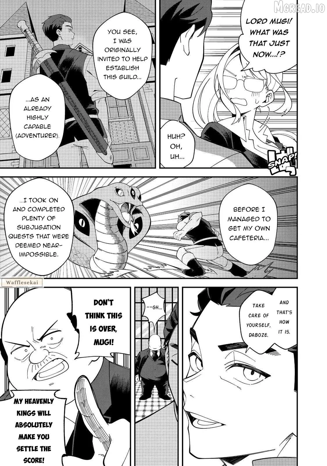 E?  Guild-nai de Yuiitsu "Cook" wo Kiwameteru Ore wo Kubi desu ka? Chapter 1 page 28 - 