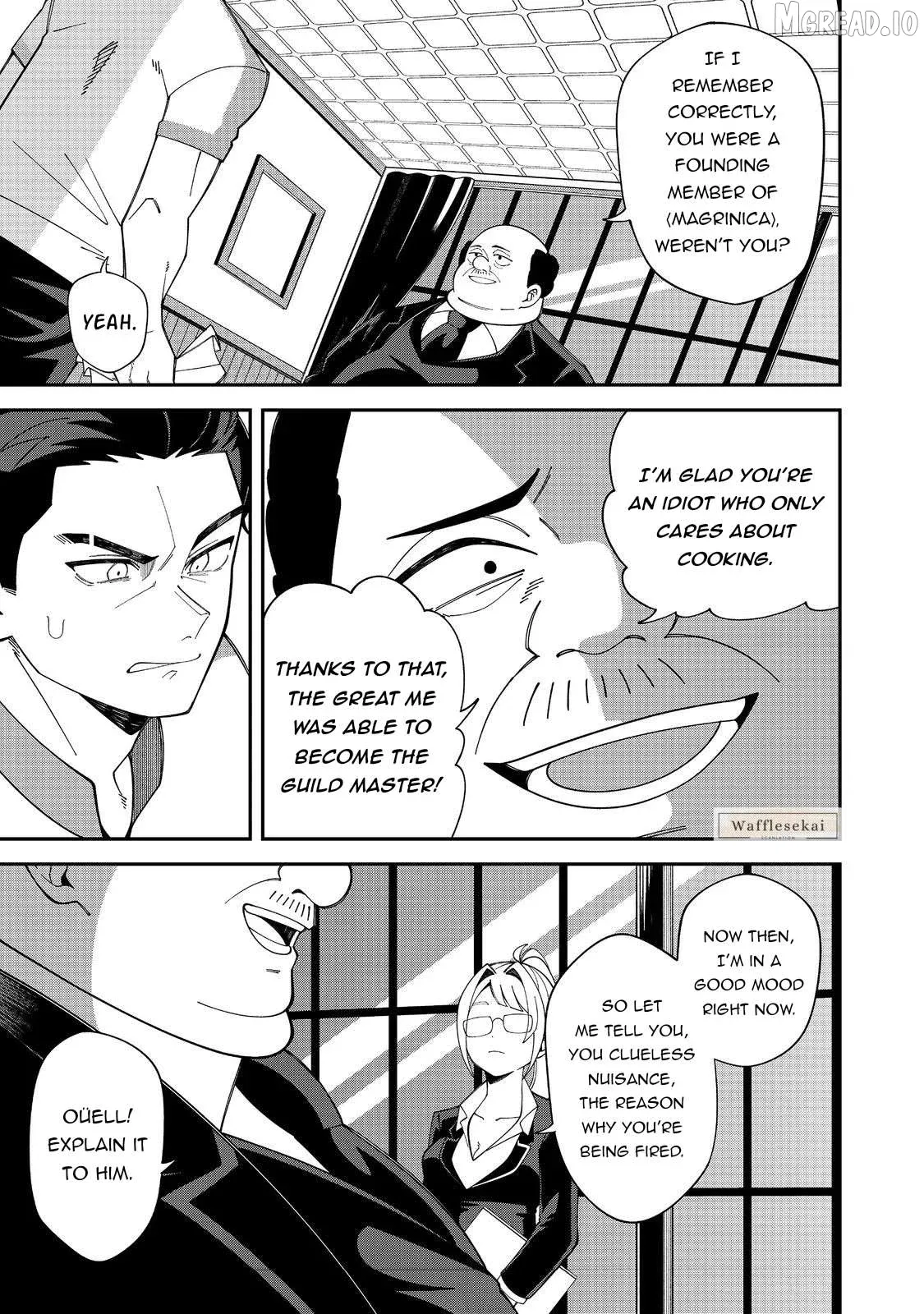 E?  Guild-nai de Yuiitsu "Cook" wo Kiwameteru Ore wo Kubi desu ka? Chapter 1 page 9 - 
